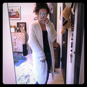 Fluffy cardigan